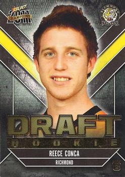 2011 Select AFL Champions - Draft Rookies #DR6 Reece Conca Front